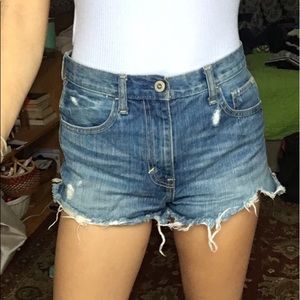 High Waisted Hollister Cutoffs